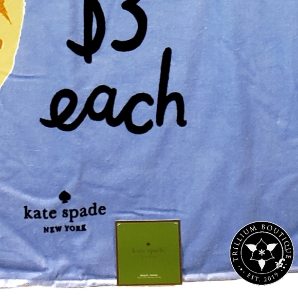 Kate Spade Beach Towel 40 Inches × 70 Inches NWT! - Picture 3 of 5